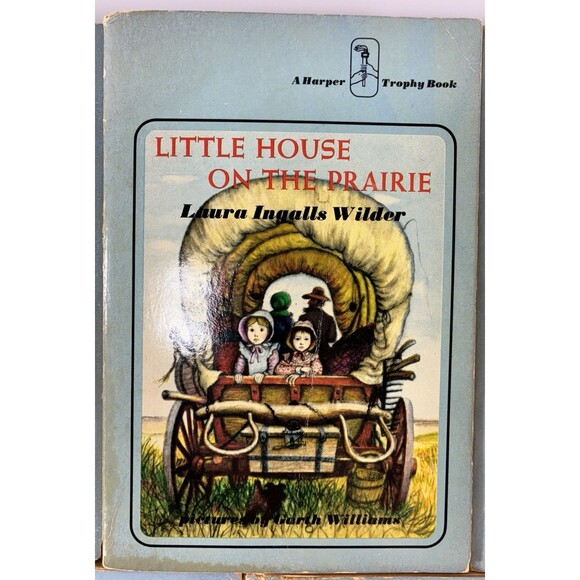 Little House On The Prairie Books Laura Ingalls Wilder Vintage 1971 Blue Set Lot - Picture 5 of 16